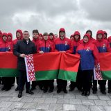 Делегация ГУО ” Гимназия имени В.Ф. Купревича г. Смолевичи” приняла участие в торжественном митинге, посвященном Дню Государственного флага, Государственного герба и Государственного гимна Республики Беларусь.